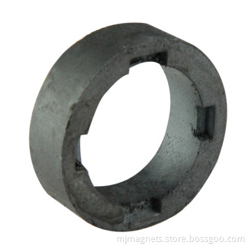 Ceramic Hard Ferrite Magnet in Ring Shape
